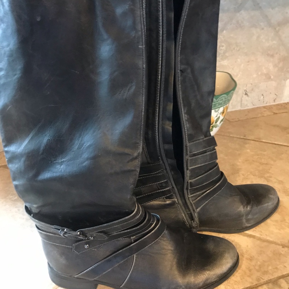 Knee high boots